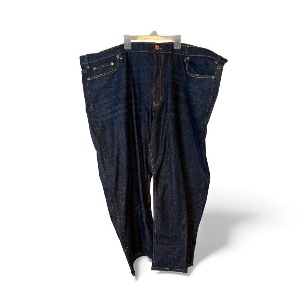 True Nation Mens Blue Jeans 54 x 28 Relaxed Fit Comfort Stretch Denim NEW